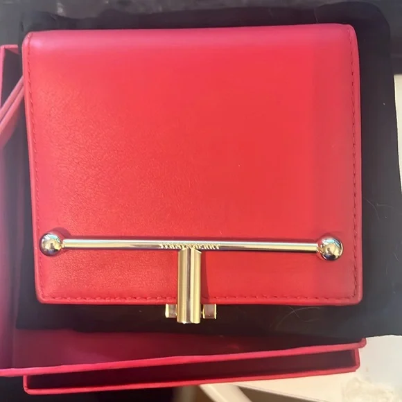 Strathberry small wallet Melville Red - Picture 1 of 12